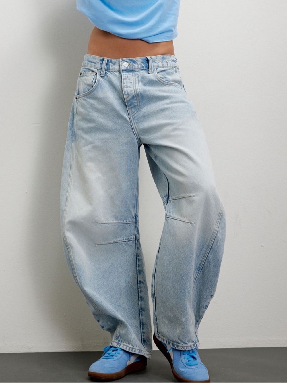 We the Free Good Luck Barrel Jeans Aegean
